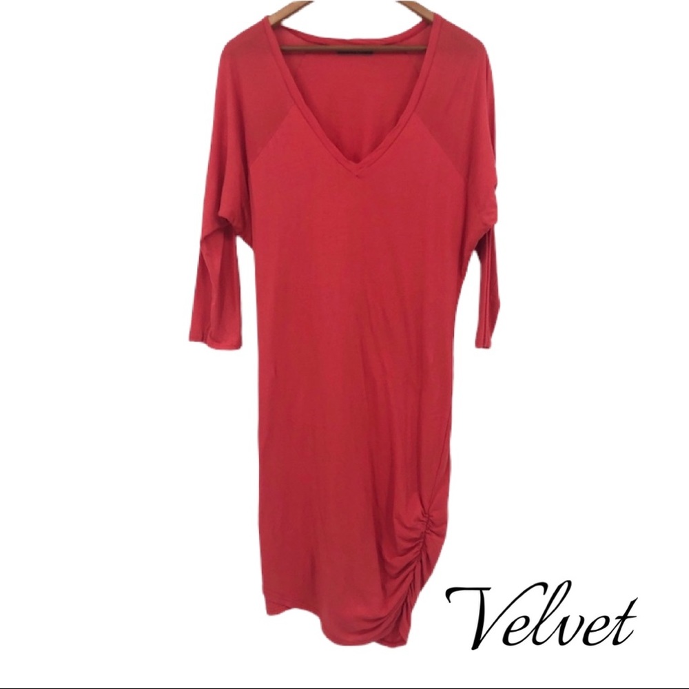 Velvet by Graham & Spencer Bright Coral Dress